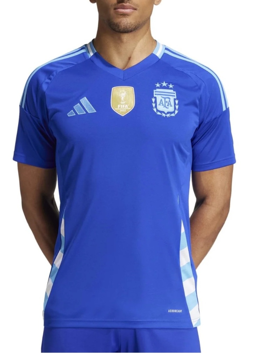 Adidas Mens Argentina FIFA world champions 2022 jersey shirt Size medium